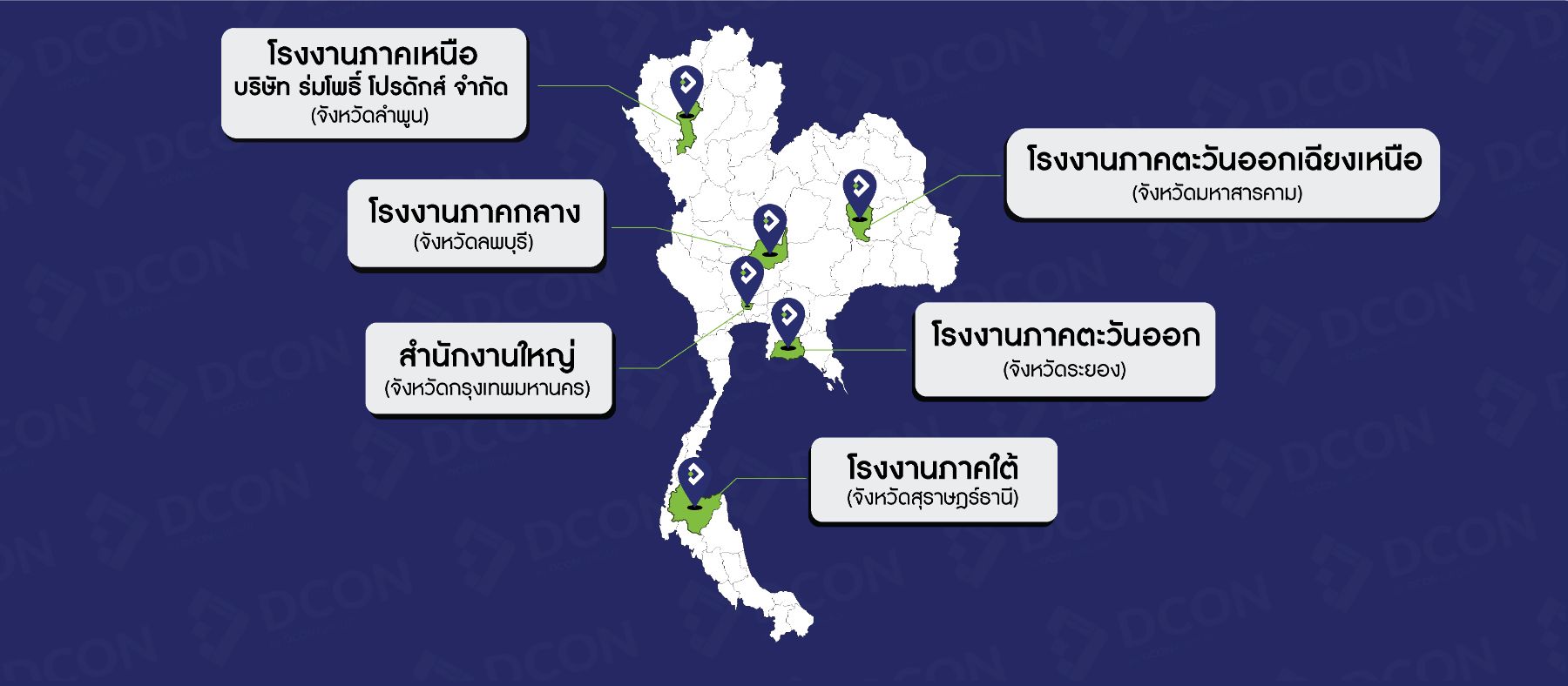 DCON Thailand Map